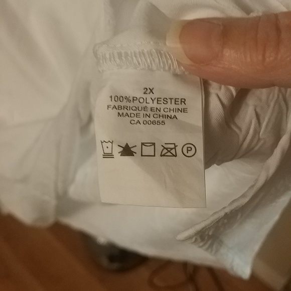 Penningtons White Tank Top 2X - Picture 4 of 7